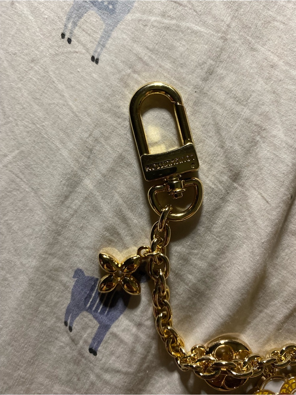 Louis Vuitton Inspired Gold-Tone Aries Charm Bracelet - Picture 3 of 6